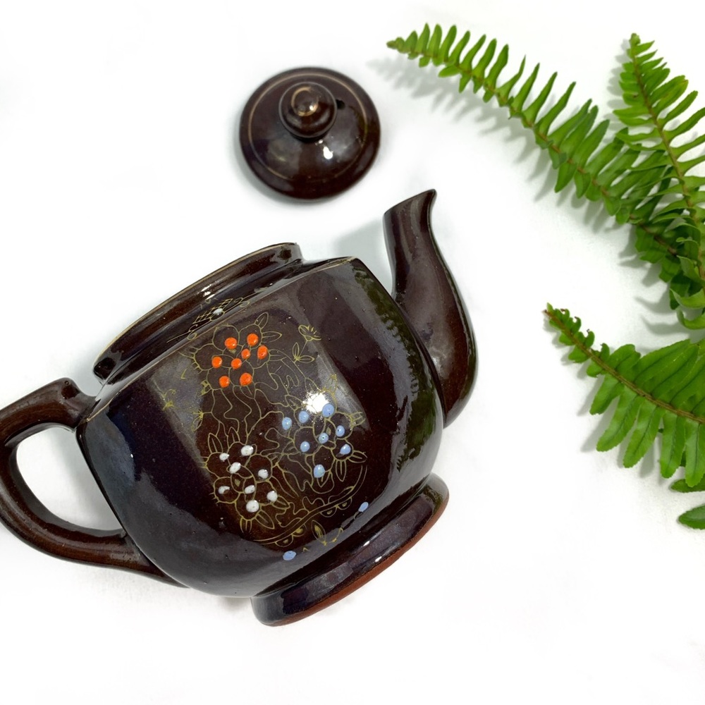 Vintage Handpainted Tea Cup/Pot (MADE IN JAPAN)